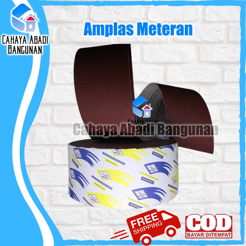 Amplas Meteran Grade 60 80 100 120 150 180 240 320 400