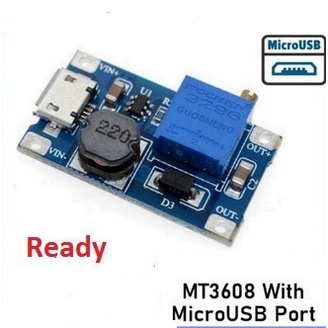 MT3608 Micro USB Step Up Adjustable DC to DC Module MicroUSB MT3608