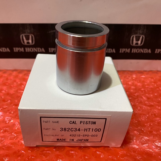 43215 SP0 / S7A Nissin Piston Rem belakang Honda CRV GEN 2 GEN 3 GEN 4 RD RE RM 2002 2003 2004 2005 2006 2007 2008 2009 2010 2011 2012 2013 2014 2015 2016 2017 Odyssey RA6 RA8 2000-2003 RB1 2004-2008 RB3 2009-2013 Stream 2.0 2000cc 2002-2006