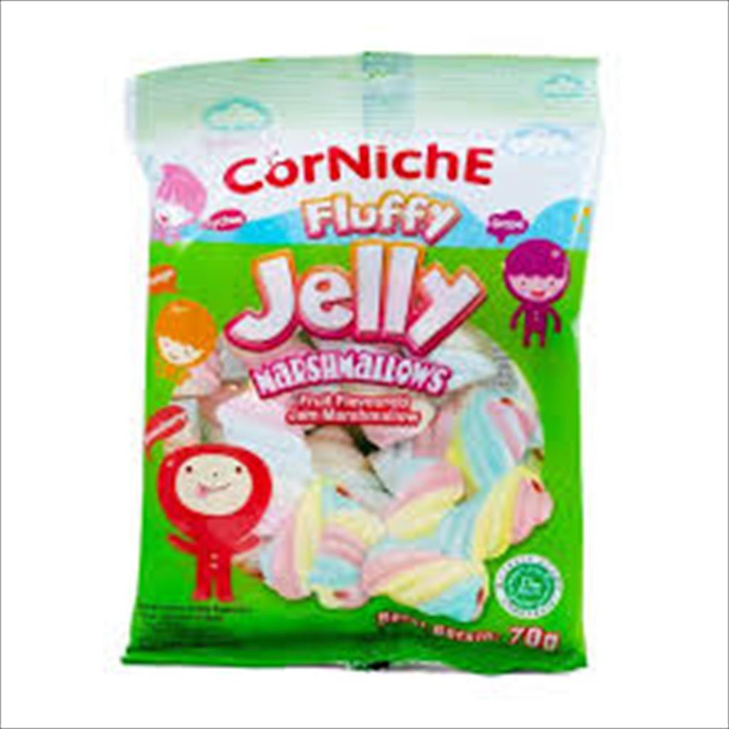 

Corniche Fluffy Jelly Marshmallow 70gram.