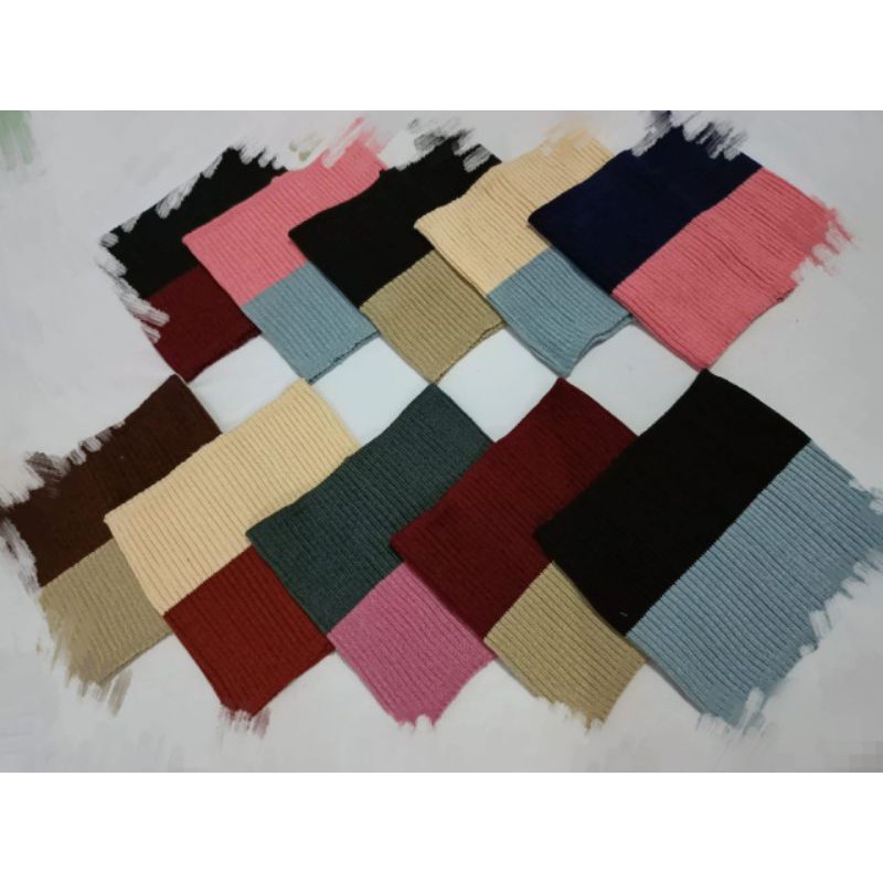 INNER RAJUT SUPER PREMIUM Quality A Daleman Hijab Rajut Tebal Dan Lembut (10 pcs)