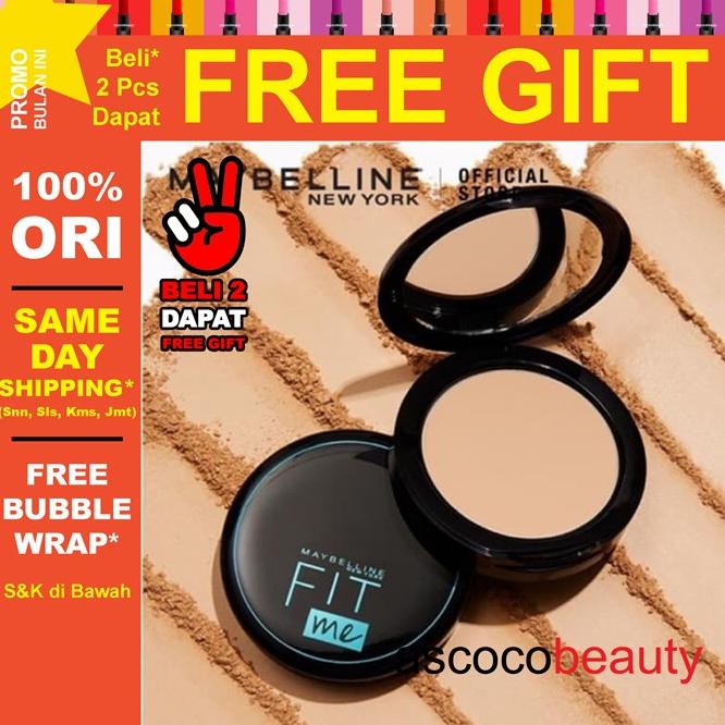 Maybelline Fit Me 12 Hour Oil Control Powder Bedak Padat