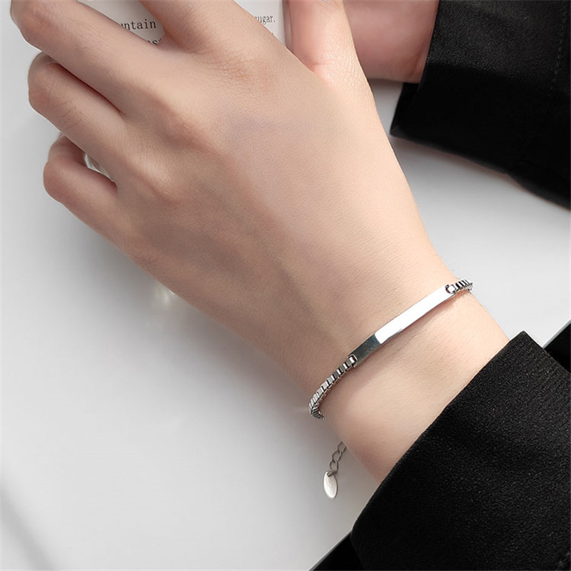 [Ready Stock]Korean Style Silver Bracelet Fashion Personality