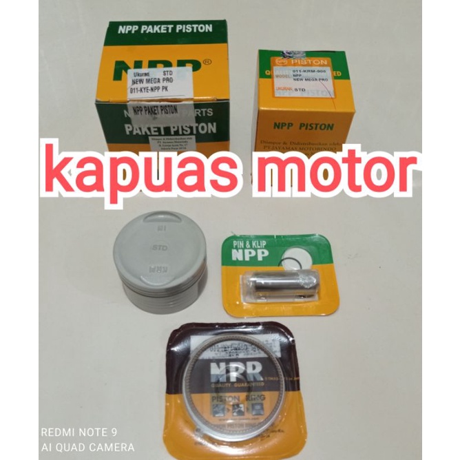 piston kit seher paket npp megapro new verza crf 150 krm kye os std 50 100 150 200