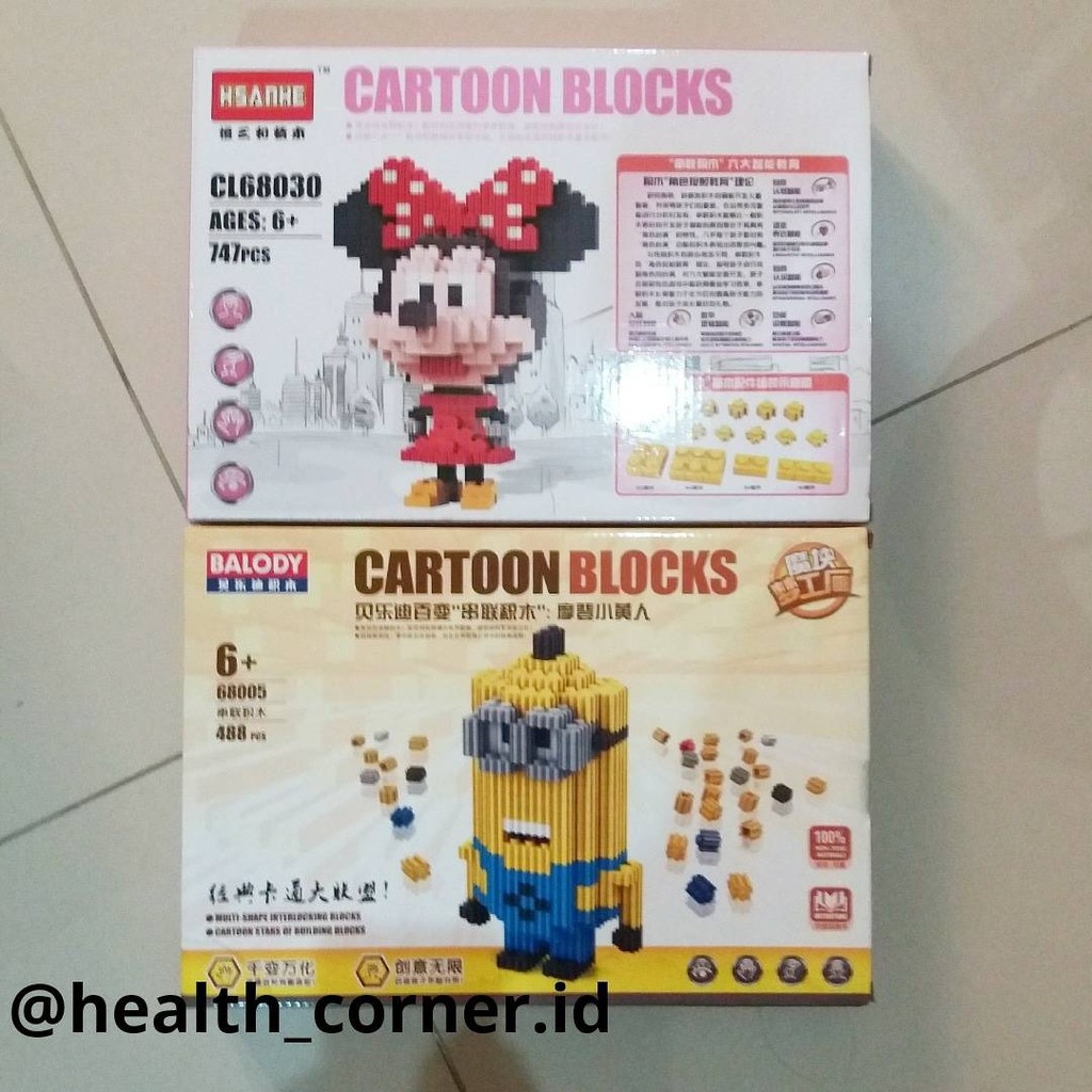 Cartoon Blocks Lego Besar