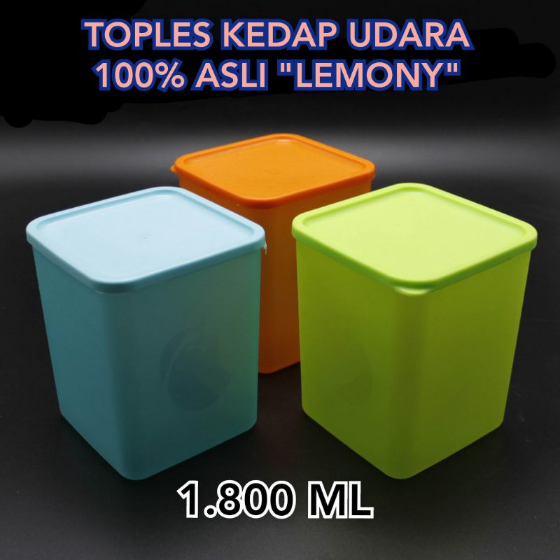 TOPLES LEMONY PAMELO 1800 ML - TOPLES PLASTIK KEDAP UDARA SEALWARE KOTAK KEDAP UDARA TOOLES BATIK SUNRISE