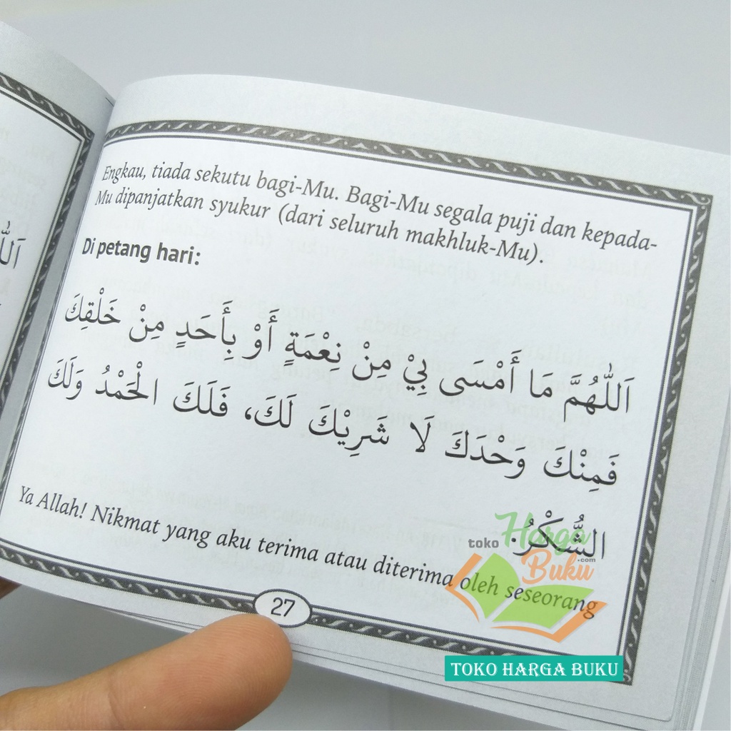 Dzikir Pagi &amp; Petang COVER CLASSIC Plus Dzikir Sesudah Shalat Fardhu Zikir Pagi dan Sore - Pustaka Arafah