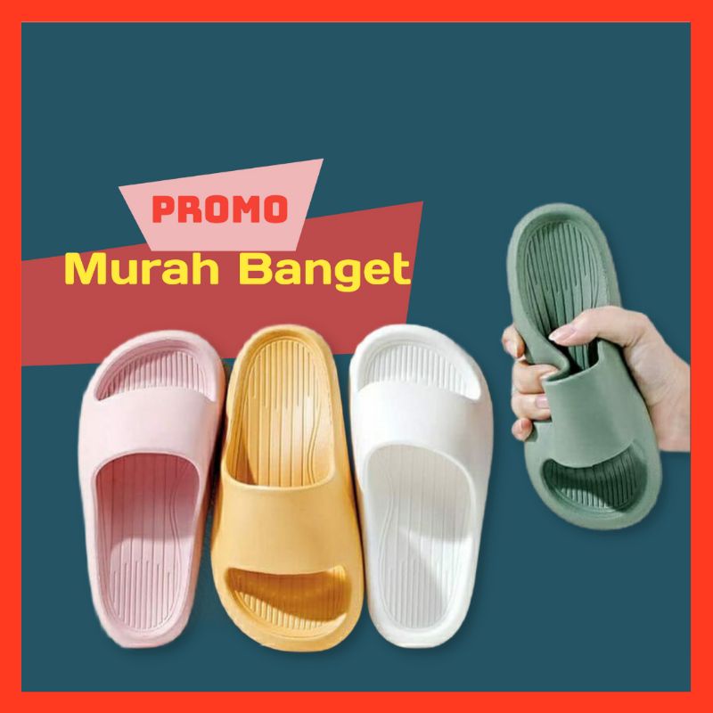 Sandal Rumah Eva Sandal Rumah Pria Wanita Jelly Empuk Super Tebal