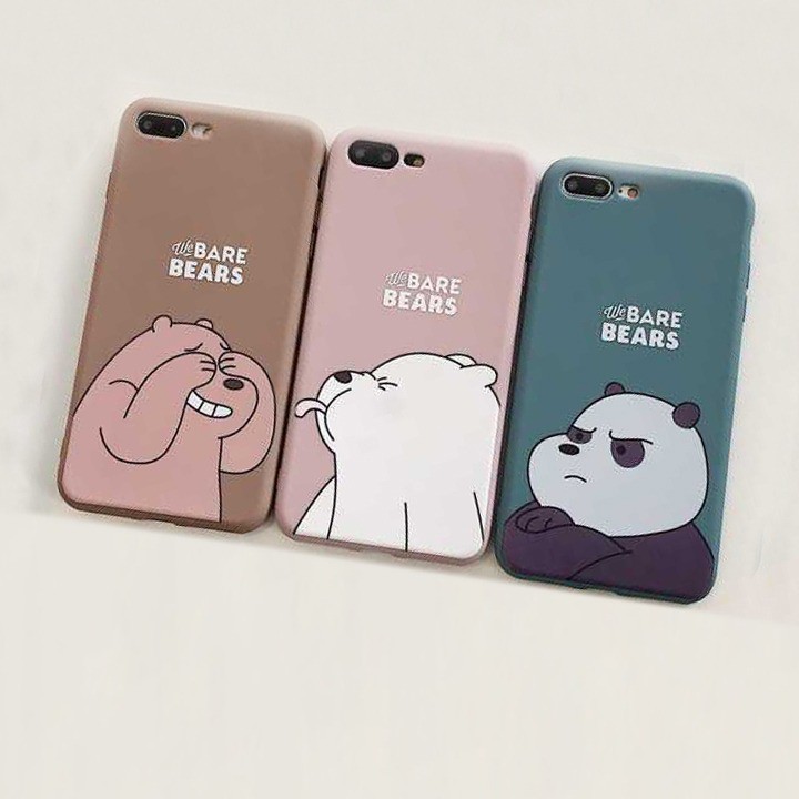 Bare Bears Softcase Printing Samsung A10 J5 2016 J5Prime J7 J710 Realme X K3 Redmi 7a Vivo S1 Y12 V9