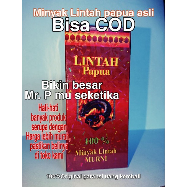 Minyak Lintah papua 100 %asli