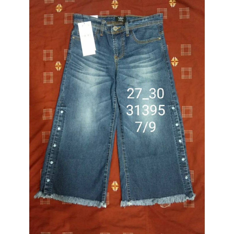 celana kulot jeans rawis 7/9