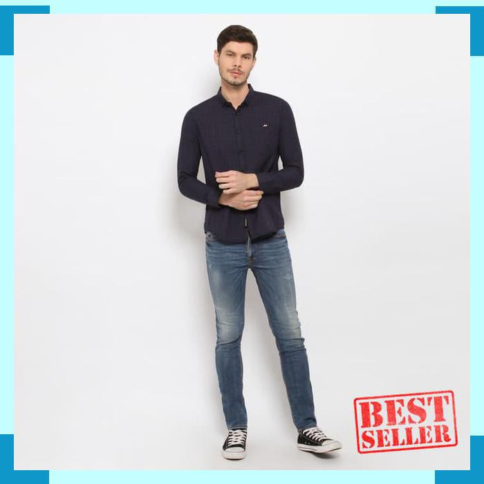 Kekinian ENERGIE Jeans Pria Original - Glen Jeans Slim Fit - Biru- 29