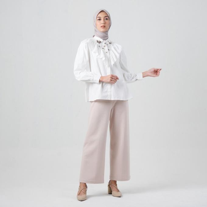 Best Seller] Jenna & Kaia - Bria Top Broken White - S