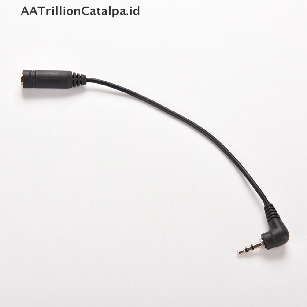 Aatrillioncatalpa Adapter Converter Jack Audio Stereo AUX 2.5mm Male Ke 3.5mm Female