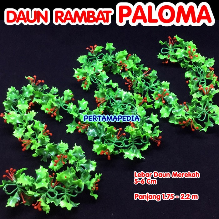 TERLARIS DAUN DEKORASI / DAUN GANTUNG/ DAUN SINTETIS/ DAUN PALOMA/ AQUARIA BERKUALITAS