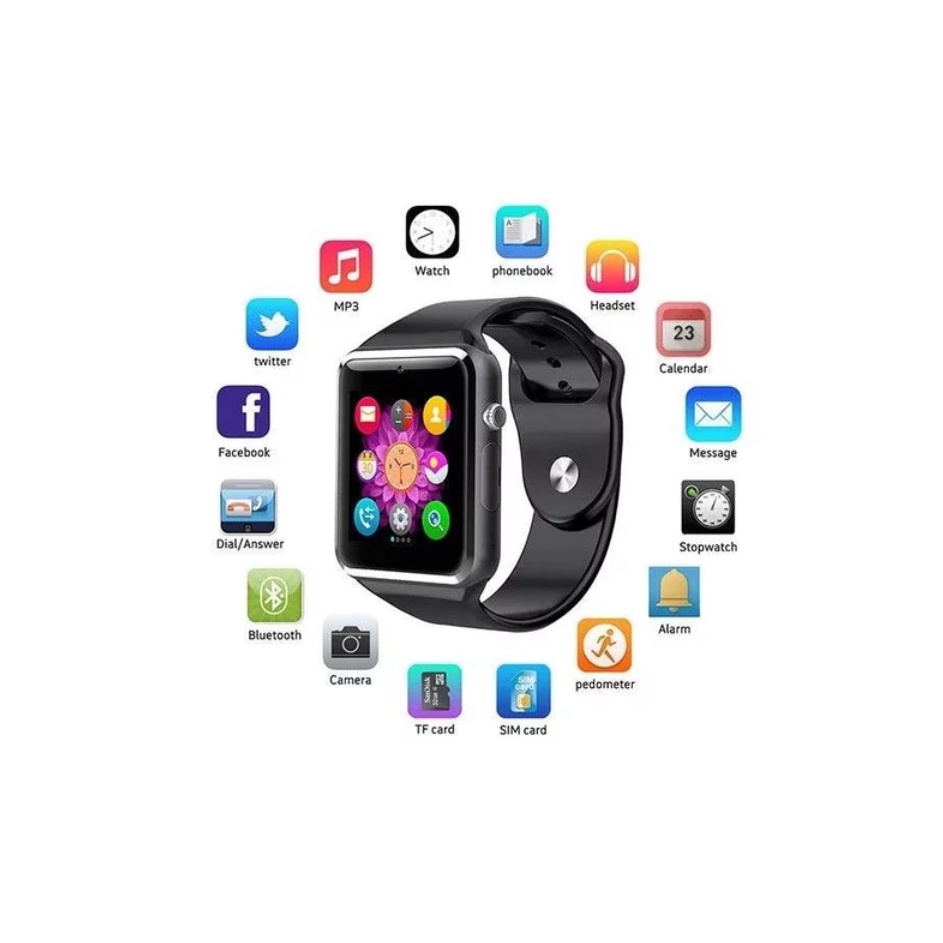 Smartwatch Original Canggih Layar Sentuh Mi Band Apple Jam Tangan