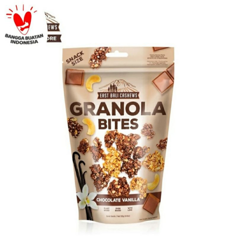 

Granola Bites Chocolate - Vanilla 125 gram