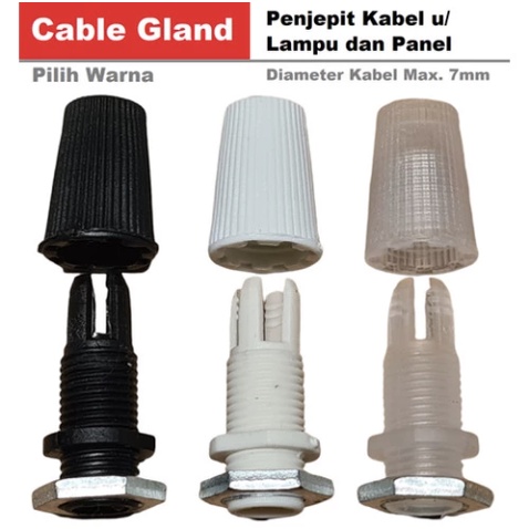 Cable Gland Jepit Kabel Lampu Gantung Panel Box Pendant Lamp Wire Lock