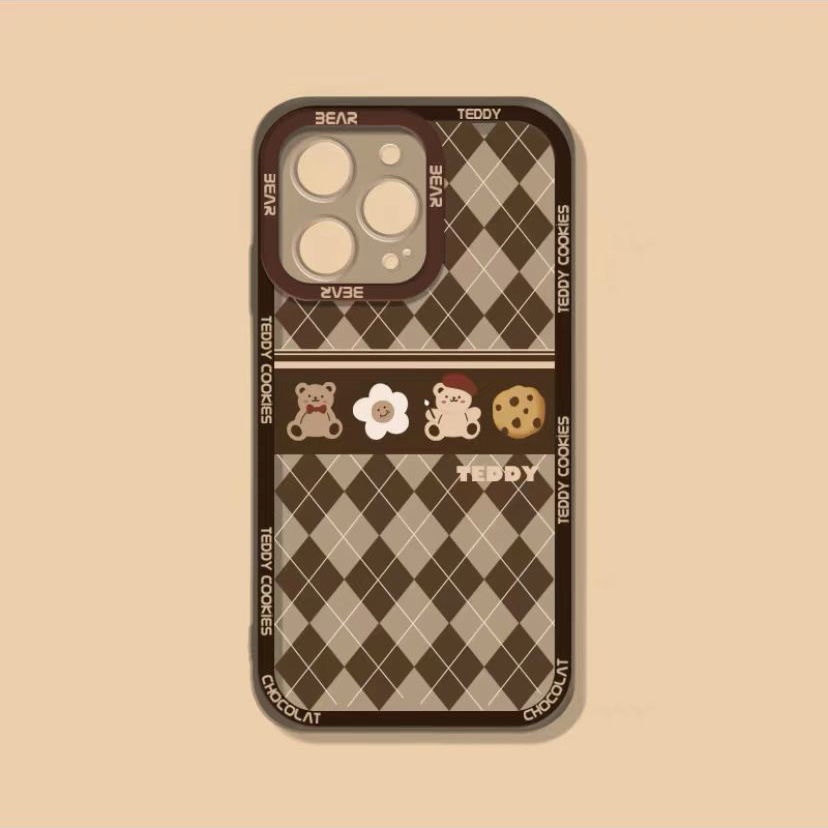 Soft Case Silikon Transparan Motif Beruang Cover IPhone 11 XS XR X 8 7 6S 12 Pro Max