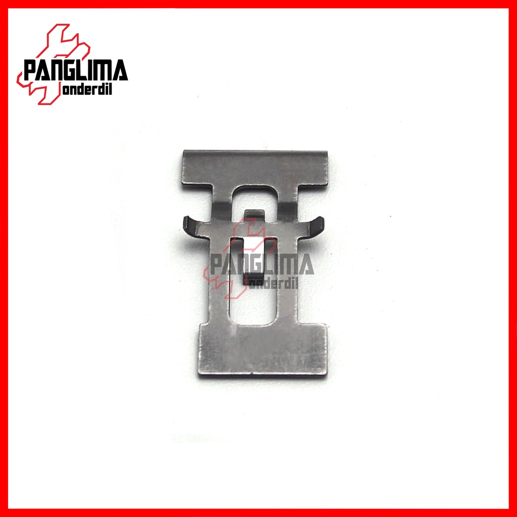 Plat Tahanan Kampas Rem Depan Beat FI-Pop-eSP &amp; Scoopy F1-K16-K93 &amp; Spacy &amp; Vario Techno 110-125-150 LED-Old Karbu-FI Penahan Dispad-Per-Spring Pad Cakram