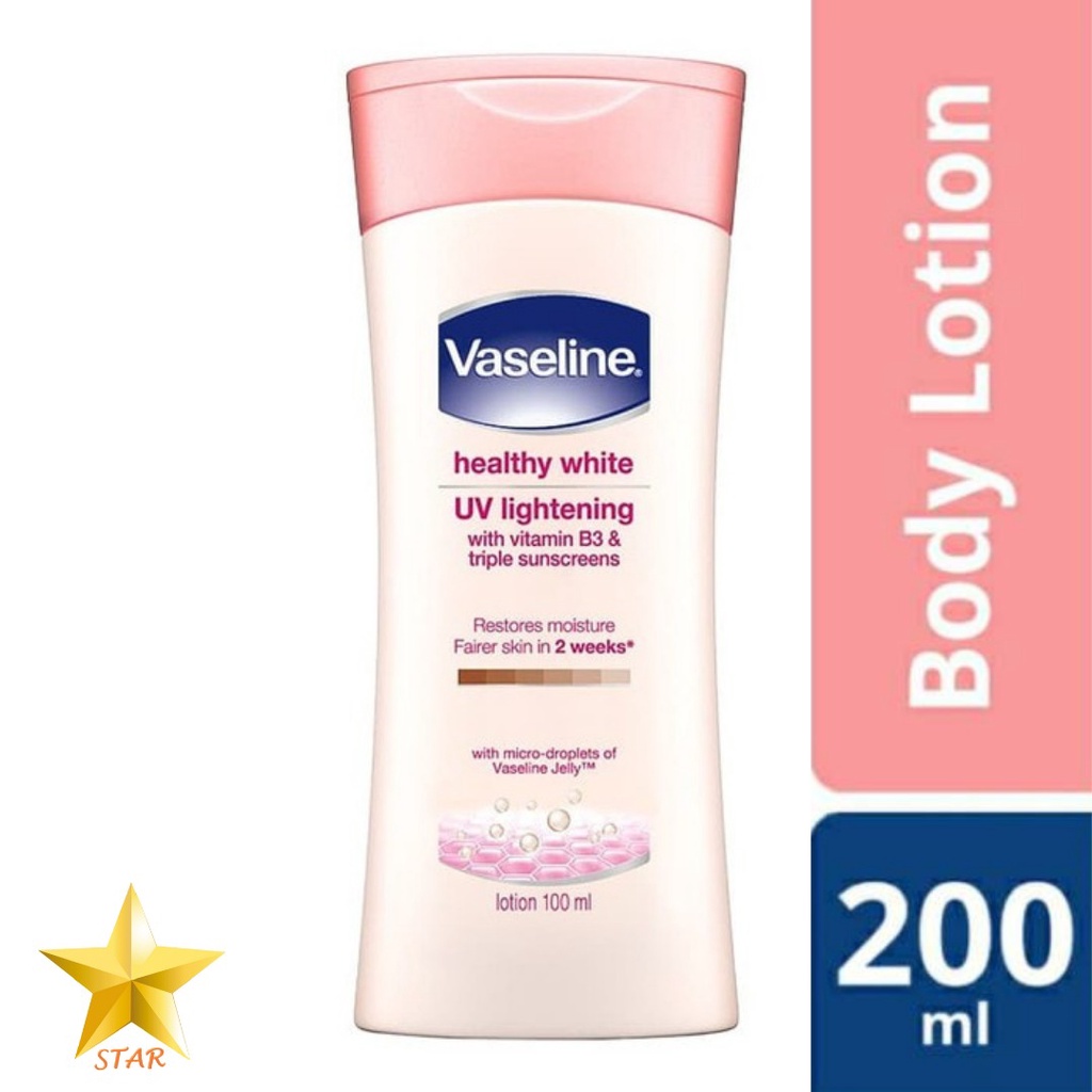 JG - Vaseline - Healthy White UV Whitening B3 Hand Body Lotion 100 / 200 ml