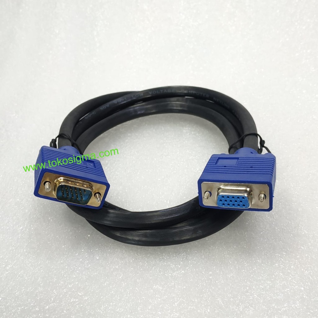 KABEL MONITOR VGA 1.4 meter M-F D-sub 15 pin 15 RGB