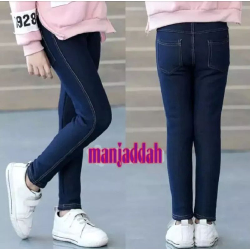 CELANA LEGGING DENIM ANAK USIA 1-12 TAHUN/LEGGING DENIM ANAK