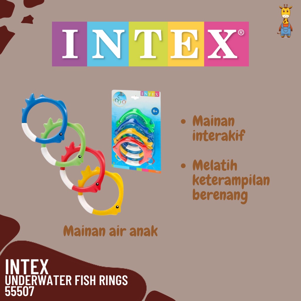 Intex 55507 Underwater Fish Rings