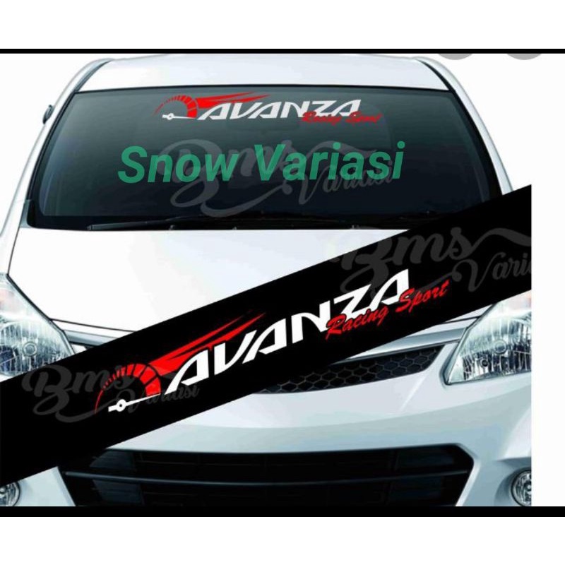 Stiker kaca depan mobil avanza all new avanza sticker kaca depan avanza