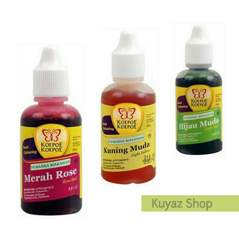 

Pewarna Makanan Koepoe Koepoe 30 ml
