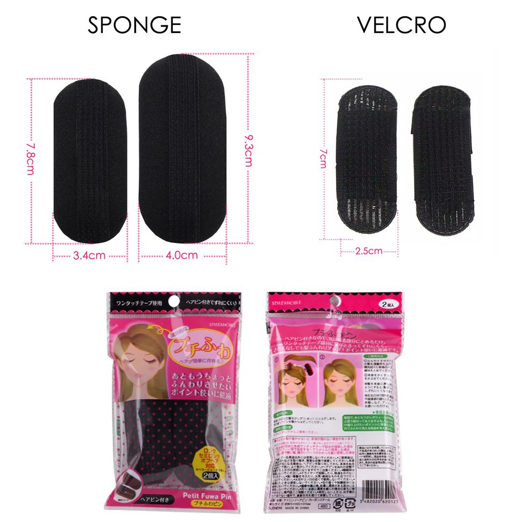 Jepit Hair Bumpit / Bump it / Penambah Volume Rambut Sanggul / Alat Sasak Rambut F767