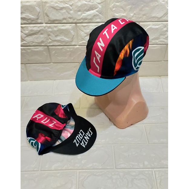 topi sepeda motif / cycling cap