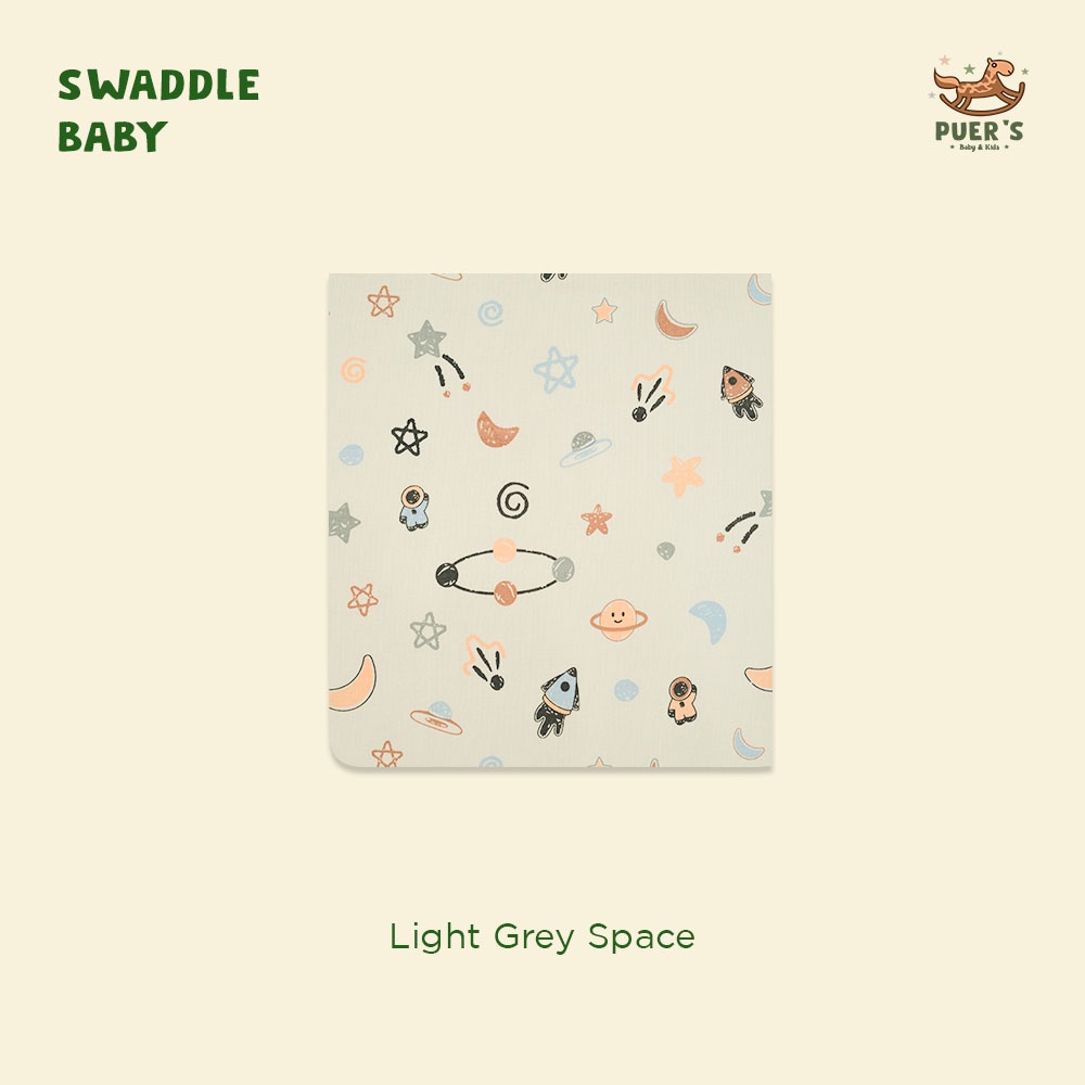 BEDONG BAYI (SWADDLE BABY) PUER'S LIGHT GREY SPACE