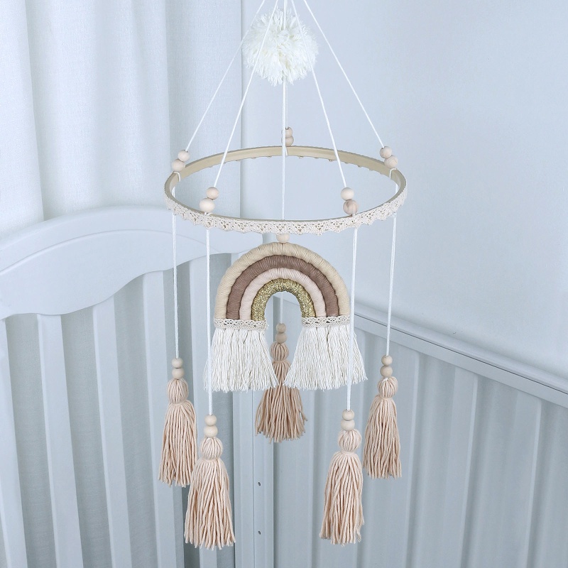 Mary Handmade Tenun Ornamen Wall Art Anyaman Hiasan Dinding Liontin Dekorasi Tangan