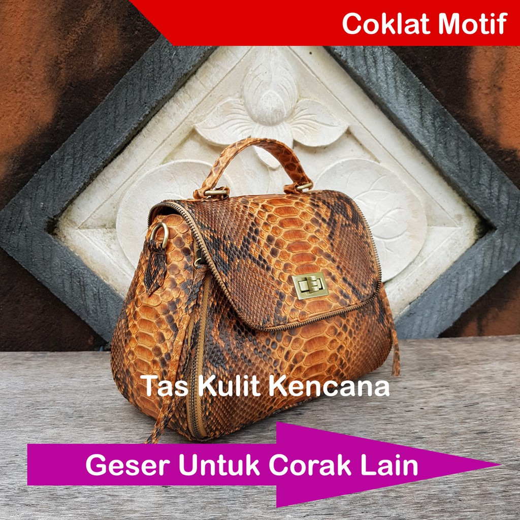 Tas Kulit Ular Elvie