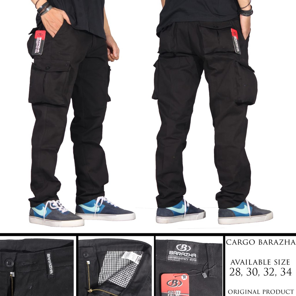 Celana Panjang Cargo Barazha Regular Fit 28 38 Shopee Celana Panjang Cargo Barazha Regular Fit 28 38 Shopee