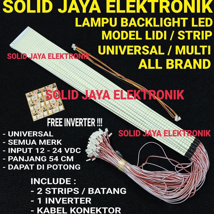 Ready&Siapkirim Backlight Lidi Universal Multi Lampu Strip Bl Tv Led Smd Plus Inverter
