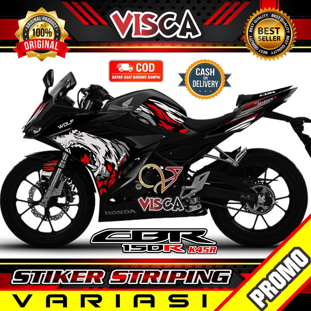 Striping Cbr 150r 2021 - Sticker Striping Variasi Lis Cbr 150r 2021 - Striping Hologram Cbr 150r 202