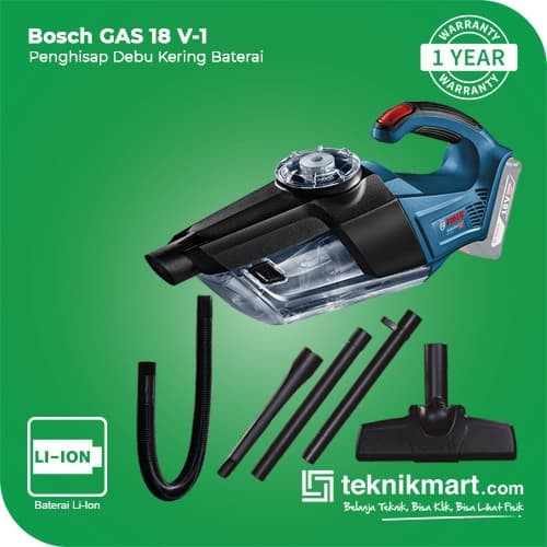 Bosch GAS 18V-1 Cordless Dry Vacuum Cleaner