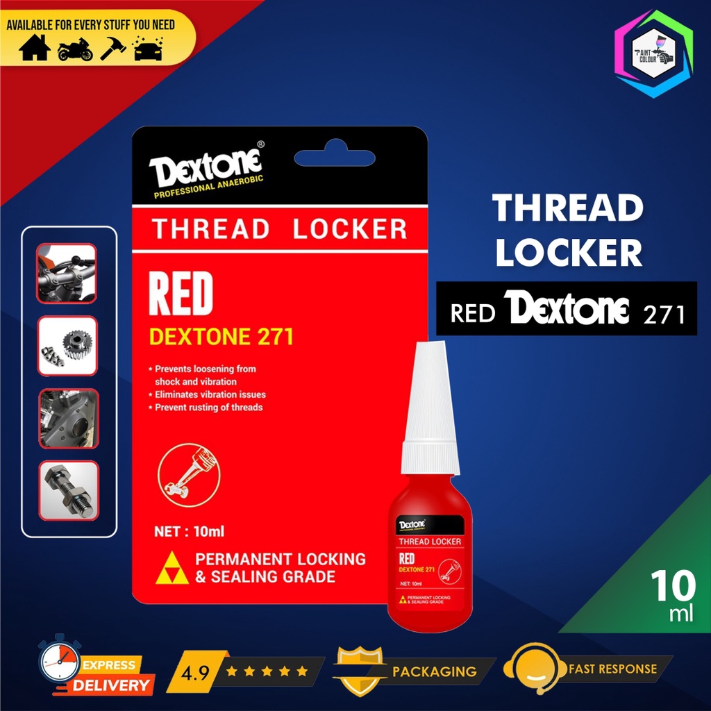 LEM DEXTONE 271 Thread Locker RED 10 ML - Lem Baut Trimpot