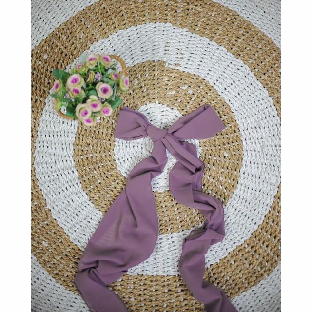SELENDANG POLOS BAHAN BABY DOLL PANJANG 2,5M-5
