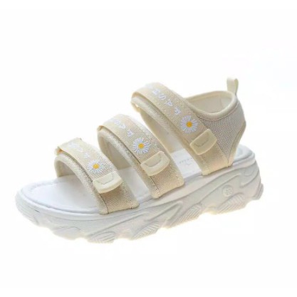 Sepatu Sandal Platform Bunga Daisy