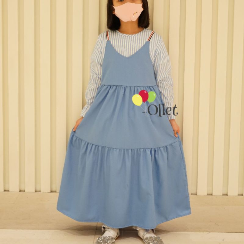 Gamis Elsa by Ollet style / gamis anak perempuan / gamis anak fashion murah