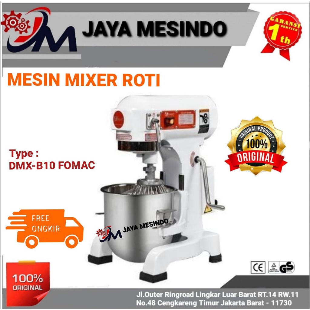 Mesin Mixer Roti DMX-B10 FOMAC