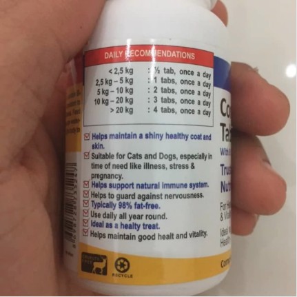 Vitamin Kucing Anjing Raidall Raid All Conditioning Tablets Isi 200