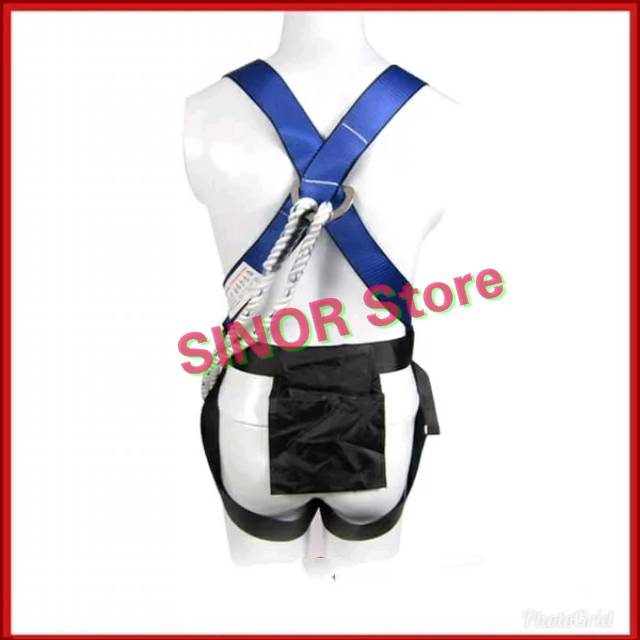 Full Body Harness Single Big Hook ECOFIT Plus Tali Dada Safety Fall Protection Equipment