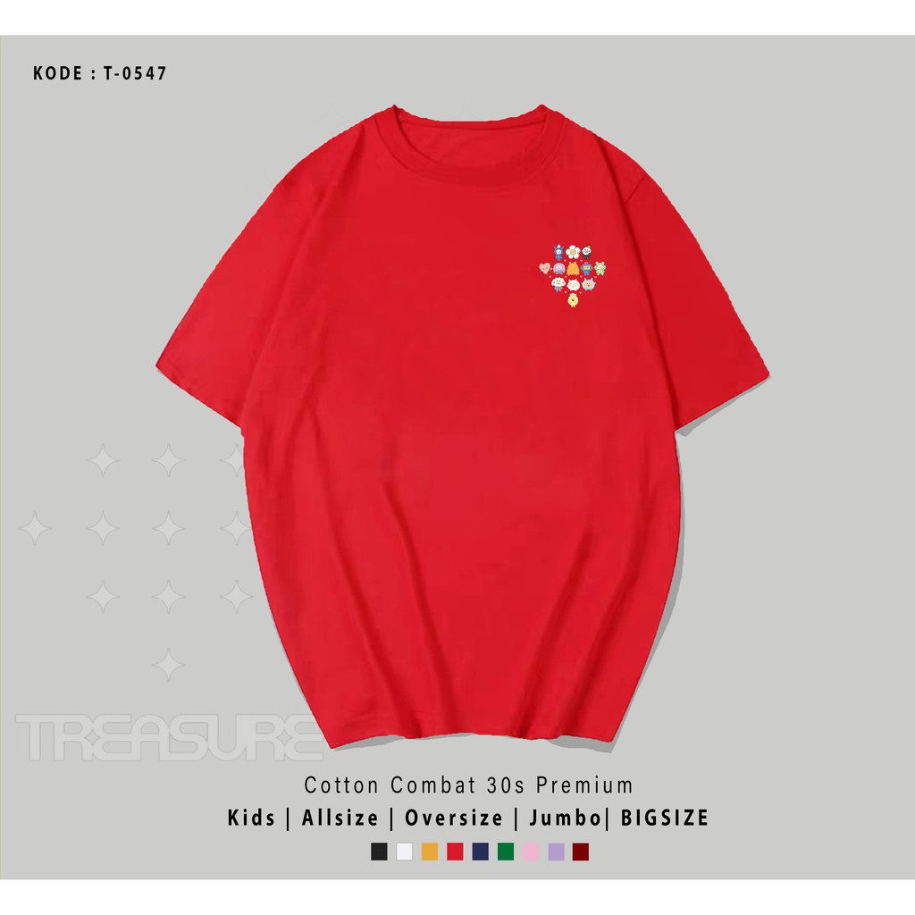 KAOS / T-SHIRT TRUZ DIAMONOD MIDDLE BEST SLEER / REAL PICTURE / TREASURE KPOP