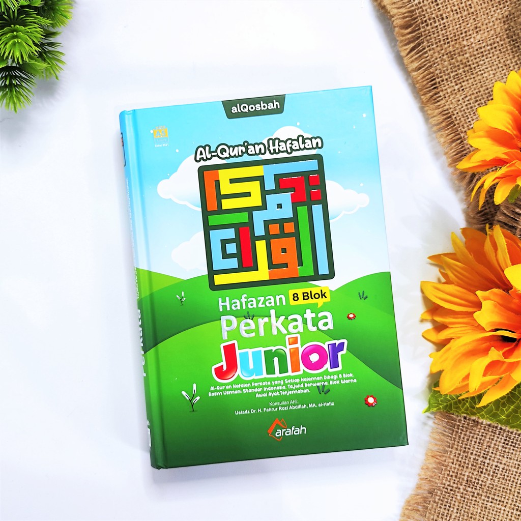 BUKU HAFAZAN PERKATA JUNIOR (A5) 8 BLOK WARNA - Penerbit Al Qosbah X Toko Buku Arafah Buku Islami