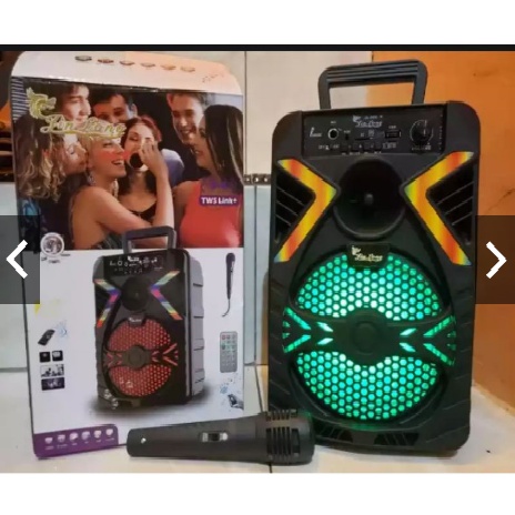 Speaker Bluetooth JIN LONG JL-008 Bonus Mic karaoke player Seri Bintang