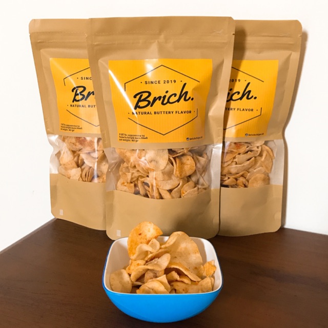

(NEW) Keripik Singkong Brich 80gr
